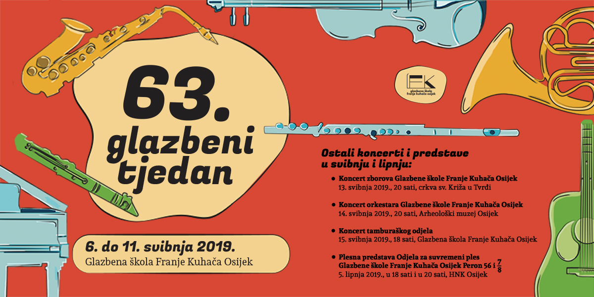 63. Glazbeni tjedan - pozivnica